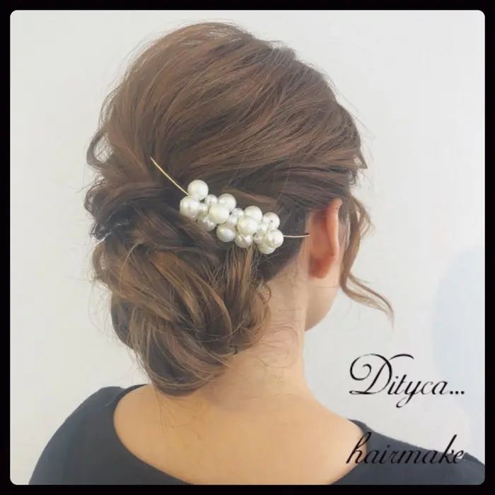 シニヨン 下目でゆるっとルーズにお団子スタイル Dityca Hair Make所属 Dityca 栄店 のマツエクデザイン ミニモ シニヨン 下目でゆるっとルーズにお団子スタイル Dityca Hair Make所属 Dityca 栄店 のマツエクデザイン ミニモ