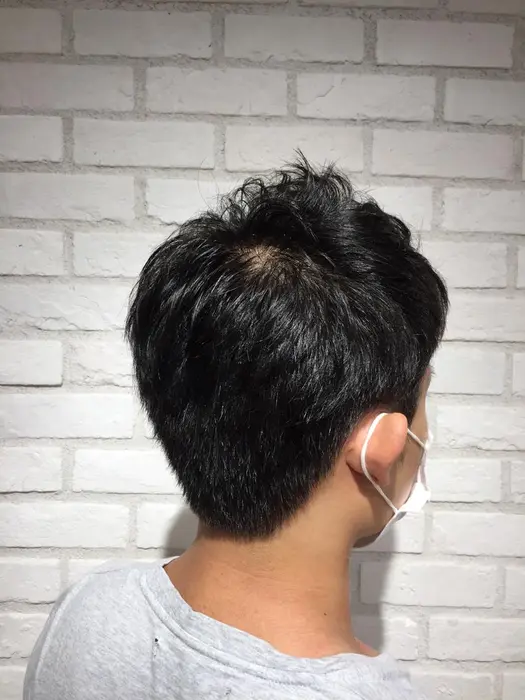 バリカンなしハサミのみでのスッキリ刈り上げ 王道アップバング Ash稲田堤店所属 Ash星野 飛雄馬のヘアカタログ ミニモ