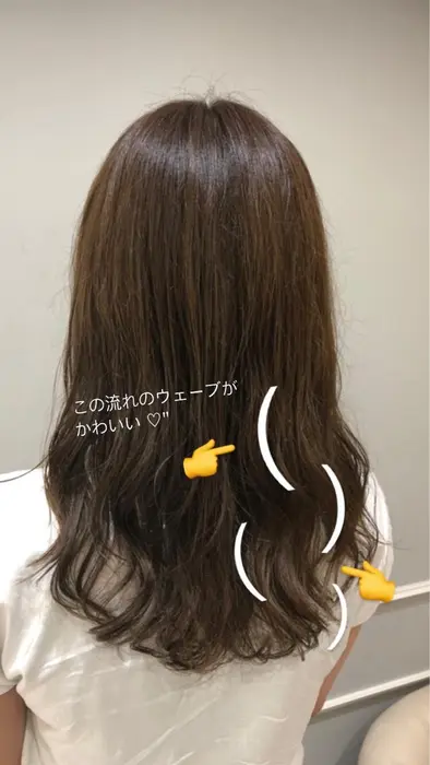 ゆるウェーブのかわいいポイント Neolive Ginza 銀座店 ヘア 所属 ニュアンスパーマ おおや ともみのヘアカタログ ミニモ