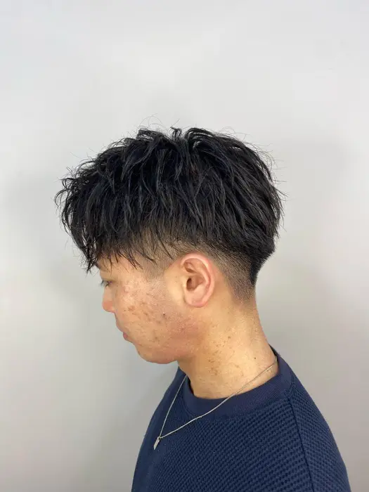 メンズカット メンズヘア 刈り上げ ツーブロック アップバング ダウンバング ジェットモヒカン シ To You所属 メンズカット パーマのヘアカタログ ミニモ