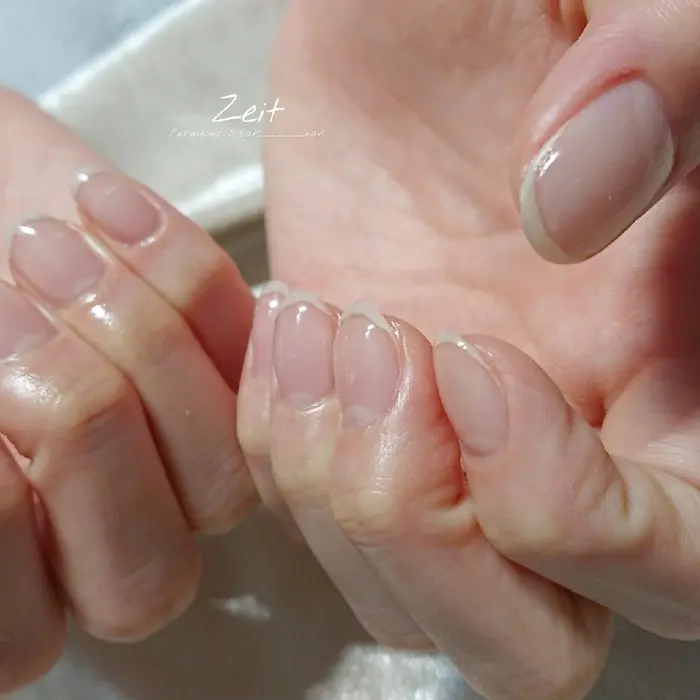 クリアネイル オフィスネイル ジェルクリア Nail Salon Toki所属 S Akihoのネイル デザイン ミニモ