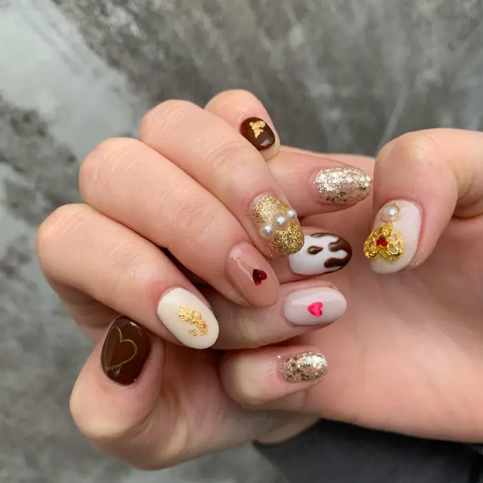 ネイル Nail Nails ネイルデザイン ネイルアート Nailart 熊本 Kumamoto Cotty Nail所属 高野 美紀のネイル デザイン ミニモ