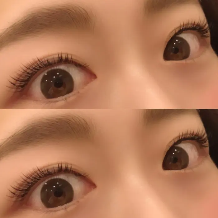 パリジェンヌラッシュリフト フラットマットラッシュ1本 Daisy Lash 梅田本店所属 Daisy Lash 梅田店廣岡のマツエク デザイン ミニモ