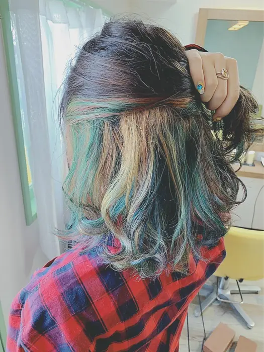 レインボーカラー こちらは別料金になります 美容室zippier所属 水野 太一のヘアカタログ ミニモ