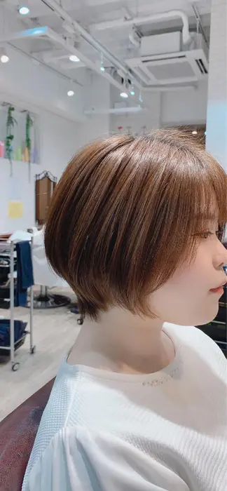少し重めのショートボブスタイル ブロッサム大塚所属 Blossom大塚 ディレクター永野のヘアカタログ ミニモ