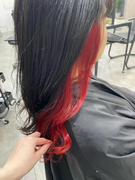 インナーカラー 美容室 サロン ヘアアレンジ ヘアスタイル ヘアカラー ボブ 大阪美容室 大阪 Eir所属 口コミ4 9安心女性 マンツーマン依藤の ヘアカタログ ミニモ