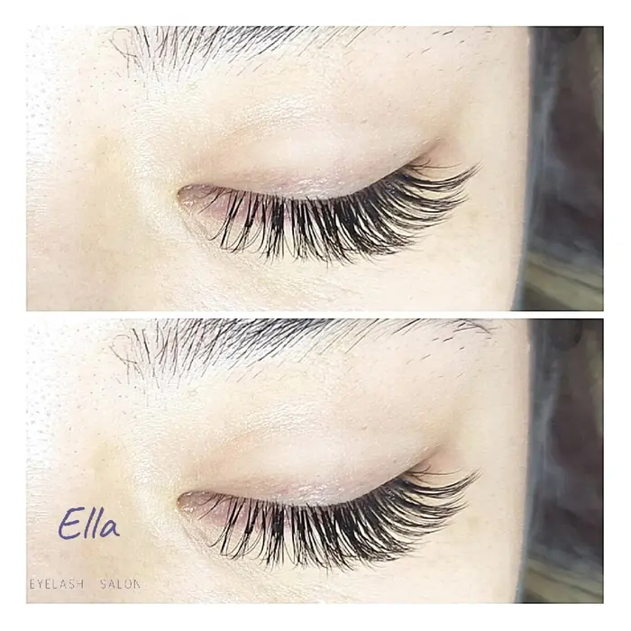 ボリュームラッシュ ワンホン ナチュラルデザイン キュートデザイン 束感 フラットラッシュ ラッ Eyelash Salon Ella所属 Ella 藤村かおりのマツエクデザイン ミニモ