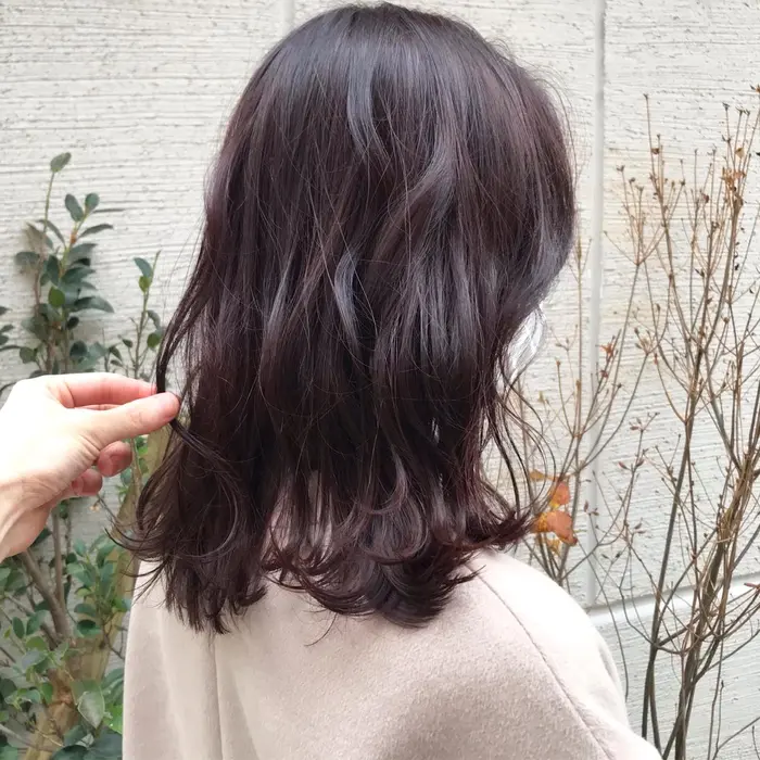 ディープラベンダー アディクシーカラー つや髪 ミルボントリートメント Ramp Hair Design所属 松田 卓也のヘア カタログ ミニモ