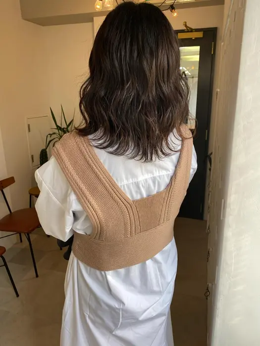 ゆるふわ巻き 波ウェーブ コテ巻きアレンジ Adelie なんば店所属 Adelie Mikuのヘアカタログ ミニモ