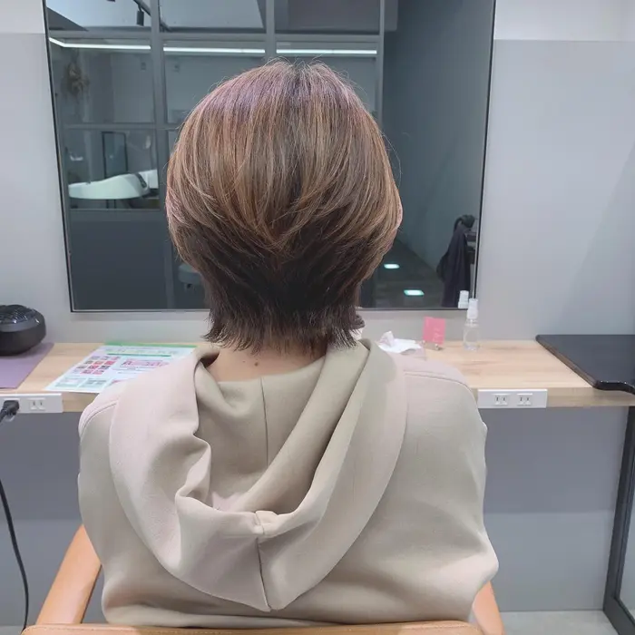 マッシュウルフカット Litzy By Khair所属 内田 真希 ショート ピンクカラー のヘアカタログ ミニモ