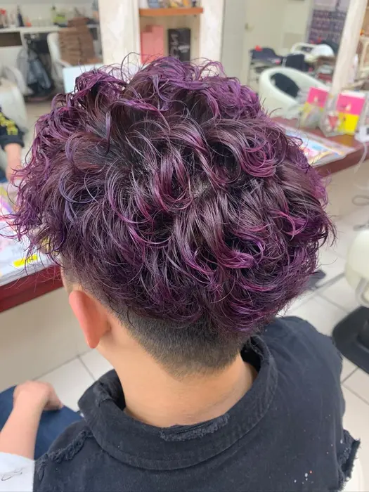 塩基染料カラー 美容室haas所属 竹内 英明のヘアカタログ ミニモ