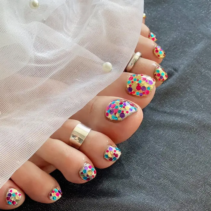 フットネイル 派手ネイル キラキラネイル Sd01 Sd02 Pokapoka Nail所属 Mia 4月閉店 のネイル デザイン ミニモ フットネイル 派手ネイル キラキラネイル Sd01 Sd02 Pokapoka Nail所属 Mia 4月閉店 のネイル デザイン ミニモ