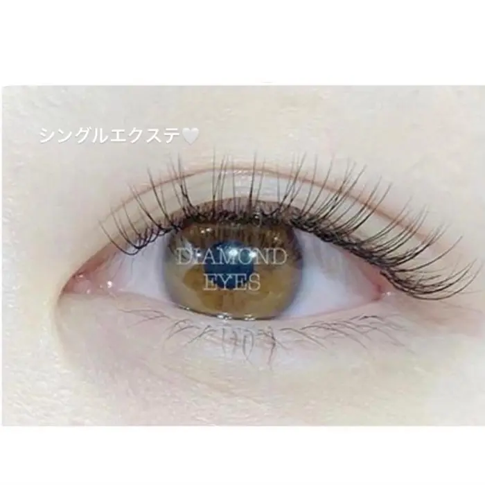 ダイヤモンドアイズ 渋谷マークシティ店所属 小貫 菜乃花のマツエクデザイン ミニモ