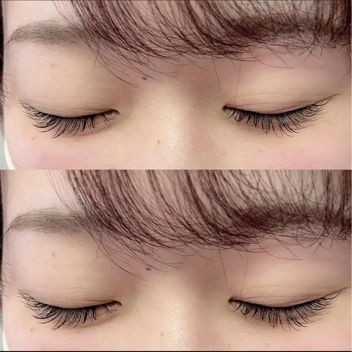 エクステ100 1本オフ無 デザイン Cute Cカール Bianca Eyes Nails 新宿西口店 ビアンカ アイズアンドネイルズ 所属 藤田 ののかのマツエクデザイン ミニモ