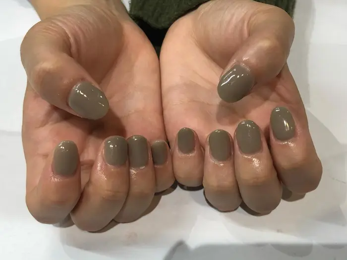ハンドネイルワンカラー Nail Salon Ibelu京橋店所属 Nail Ibelu 光尾星南のネイル デザイン ミニモ