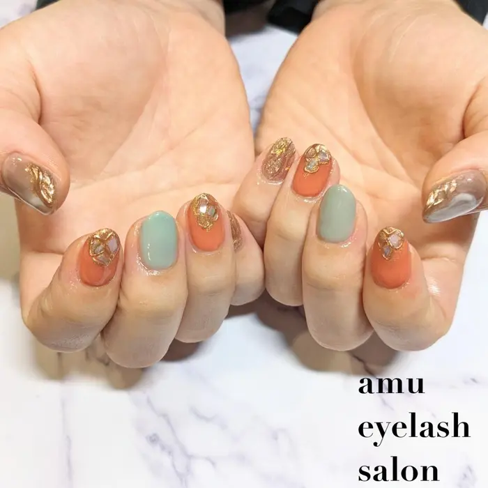 Amu Eyelash Salon所属 Amu Nailのネイルデザイン ミニモ