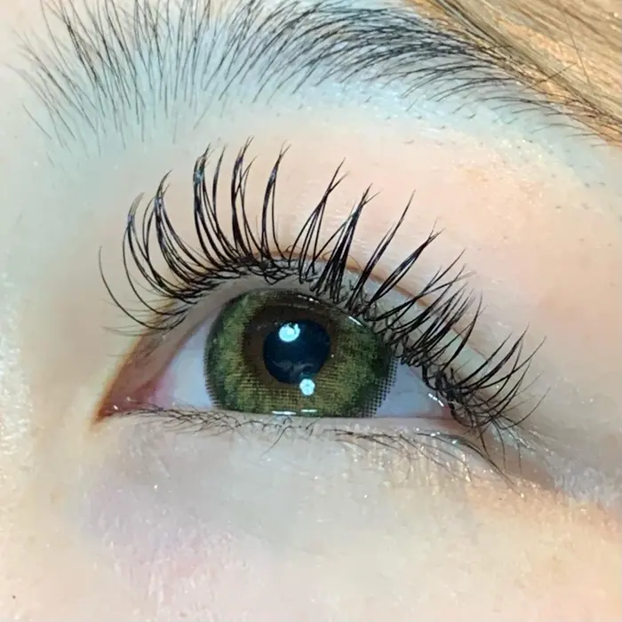 フラットラッシュ 160本 11 12 11mm 目頭 中央dカール 目尻cカール Amaranth 金山店所属 Hina 金山店 Amaranthの マツエクデザイン ミニモ