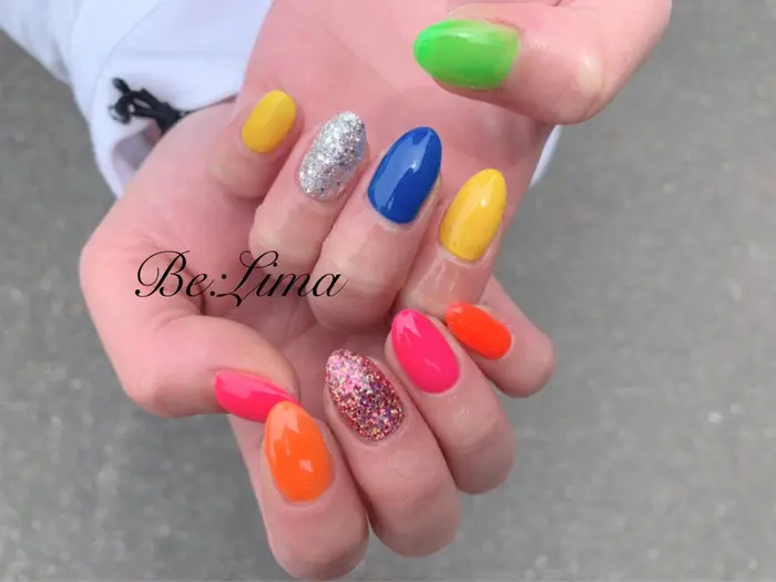 ジェルネイル ネイルデザイン ネイルアート ネイル 滋賀ネイル 滋賀県ネイルサロン 滋賀県ネイ Be Lima所属 Nail Salon Be Limaのネイルデザイン ミニモ