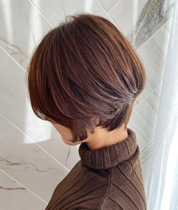 大人気ショートボブ 代に圧倒的人気があります サイエンスアクアinイルミナカラーで髪質改善ダ Zina 銀座所属 髪質改善 艶髪 出口耕太郎のヘアカタログ ミニモ