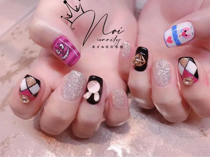 手書きアート追加料金あり Nail Sunnily所属 Ri Kaのネイルデザイン ミニモ