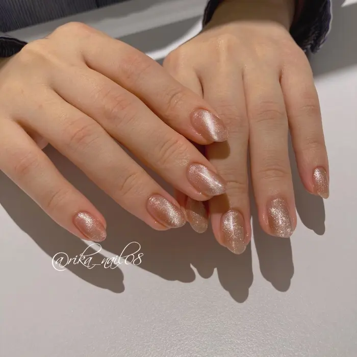 マグネットネイル2色お選びいただけます Go Today Shaire Salon キラリト銀座店所属 Gtss Rikaのネイル デザイン ミニモ