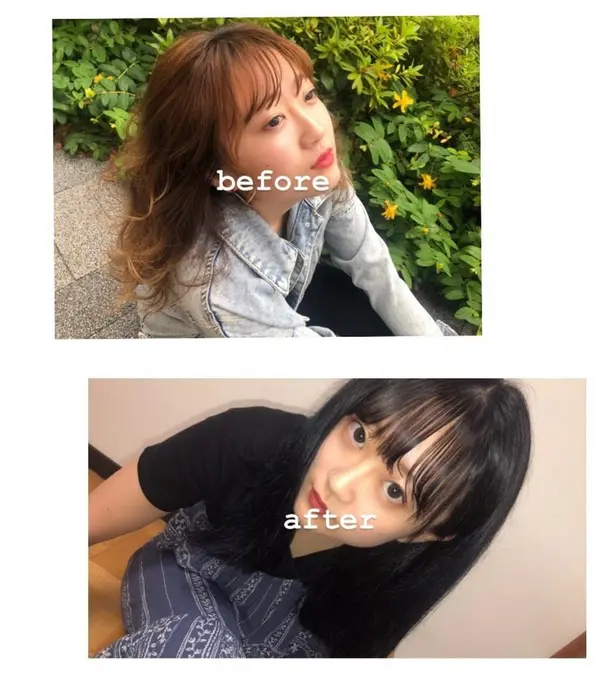 仕事の関係で学校の関係で 暗くしなきゃ行けないけど黒染めは嫌だというご要望に 色落ちも可愛いブ Gimmick Pasha 久屋大通所属 橋本 真尋のヘアカタログ ミニモ