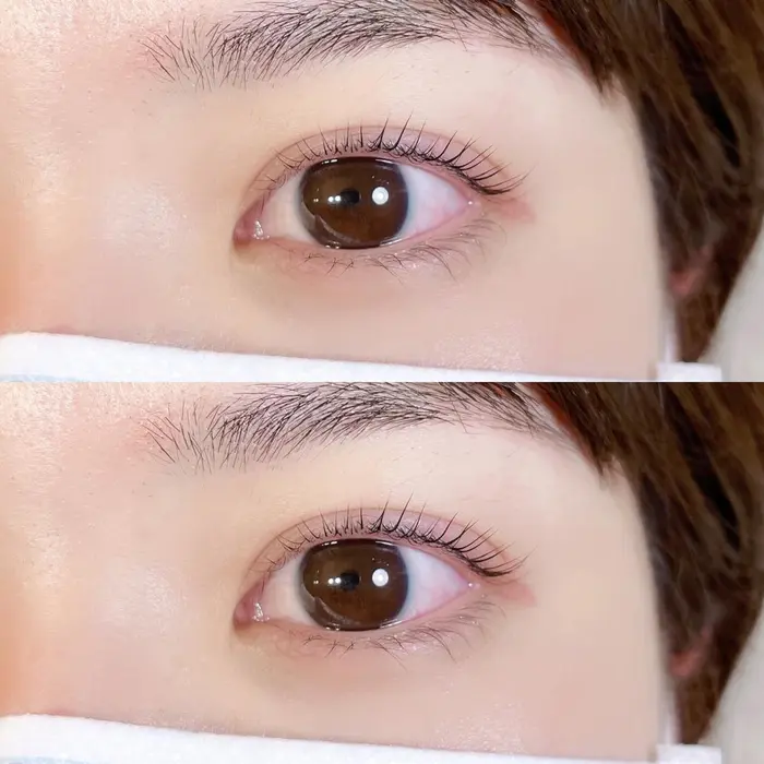 すっぴんでも華やかなお目もとになります パリジェンヌラッシュリフトおすすめです𓈒𓏸 Style所属 𝑵𝒂𝒐 𝑺𝒂𝒊𝒕𝒐のマツエクデザイン ミニモ