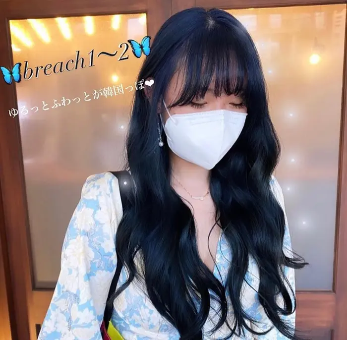 Blue系のcolorのご注文がとても多いです 韓国アイドルのような髪の毛手に入れたい方にオスス Luxbe Gold大阪第3ビル店所属 Erina 中韓スタイル 梅田のヘアカタログ ミニモ