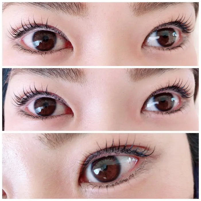 まつ毛パーマのお客様 Egutamまつ毛美容液 を 使用のお客様 当店のお客様は Eg Petit Fleur所属 青柳 亜梨奈のマツエクデザイン ミニモ