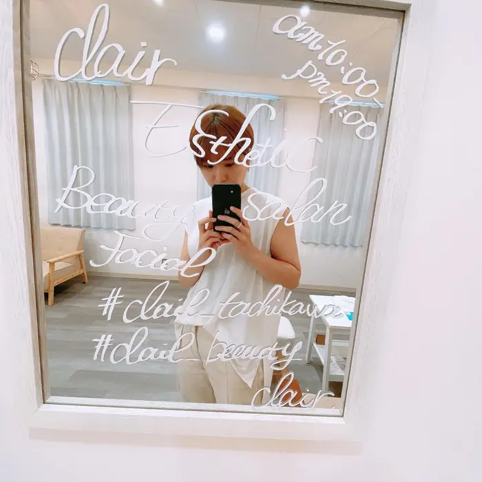 フェイシャルモデルさん募集中 フェイシャルエステ フェイシャル フェイシャルエステ エス Clair 立川店所属 Clair 立川店岩原のエステ リラクカタログ ミニモ