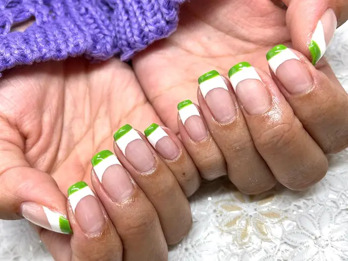 おしゃれフレンチ ᵀᴴᴬᴺᴷ ᵞᴼᵁ Private Nailsalon It 所属 Nails It のネイルデザイン ミニモ