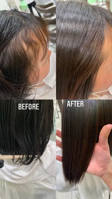 本日も縮毛モデルさんやらせていただきました アイロンを使わずに楽したい方 うねりが気になる方にオス 美容室レブリィzenkoアリオ橋本所属 今井 香帆のヘアカタログ ミニモ