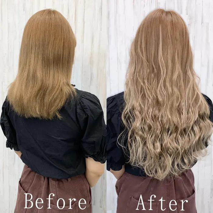 地毛の毛先の明るい部分よりも少し明るめにお付けしました巻くことで立体感が出て 透明感もup A エクステ カラー専門あるじゃんすー原宿店total Beauty Salon所属 カラー エクステ専門 あるじゃんすー原宿店のヘアカタログ ミニモ