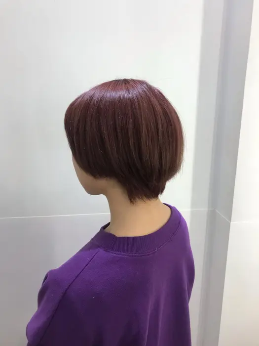 Bordeaux 紫を混ぜている深めの赤 Blue Faces所属 菅井 亮太のヘアカタログ 20191224002613 ミニモ