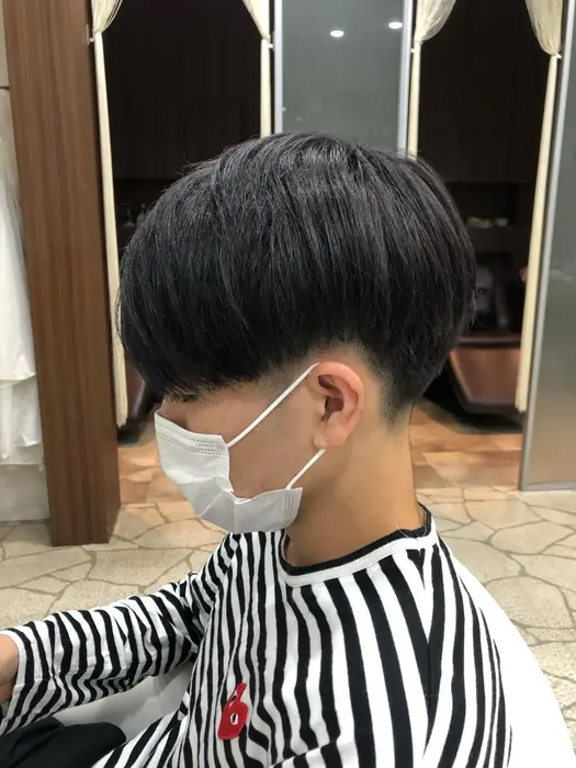 少し前下がりのマッシュスタイル 今は韓国っぽい髪型が人気ですよね トップの長さは残しながら前髪 Nao Cナオシ田原台店所属 Nao C田原台店 川崎勇太のヘアカタログ ミニモ