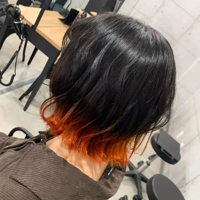 毛先カット メンテナンスカット ユニコーンカラー 鬼滅の刃 ハイライト グラデーション ダブルカラ Hair Make Dilly所属 痛まないブリーチ特化 Dillywmのヘアカタログ ミニモ
