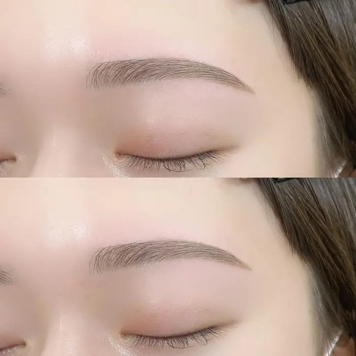 優しい印象のストレートアーチ眉☆
お似合いになるアイブロウをご提案さ...
