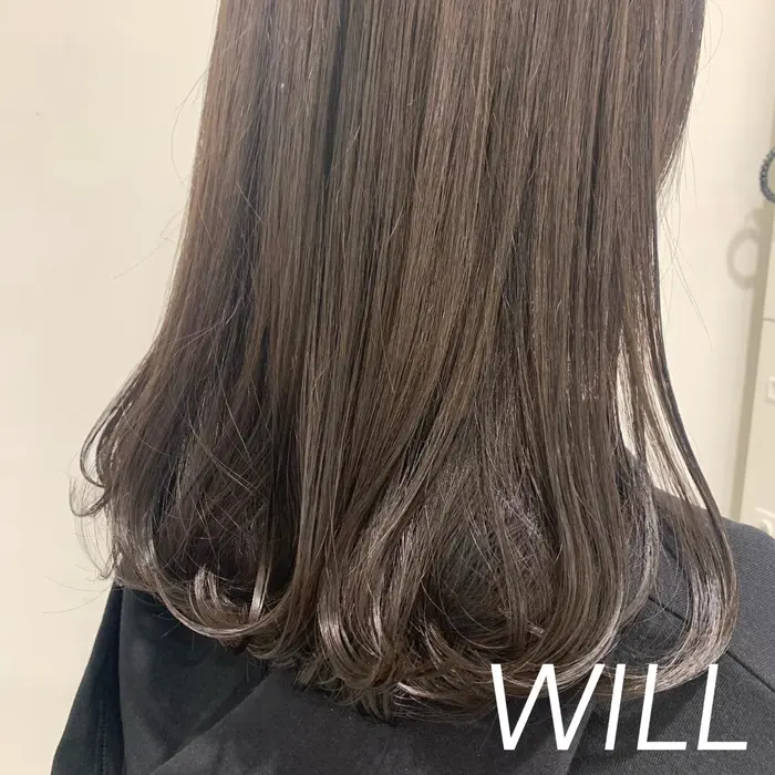 ダークグレー ブリーチなし 暗髪カラー Will所属 Will 渡邉菜那子のヘアカタログ ミニモ