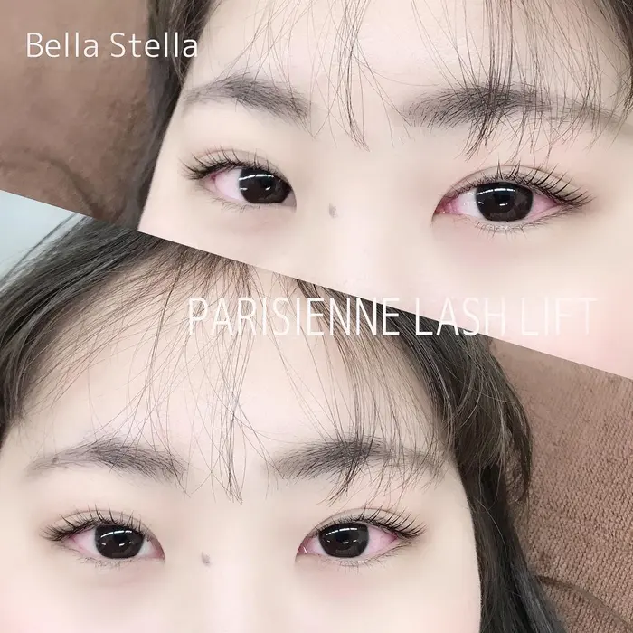 大好評 睫毛の長さを最大限に活かす 最新まつ毛パーマ パリジェンヌラッシュリフト 一番上の層のま Bellastella所属 ベラステラ マヤのマツエクデザイン ミニモ