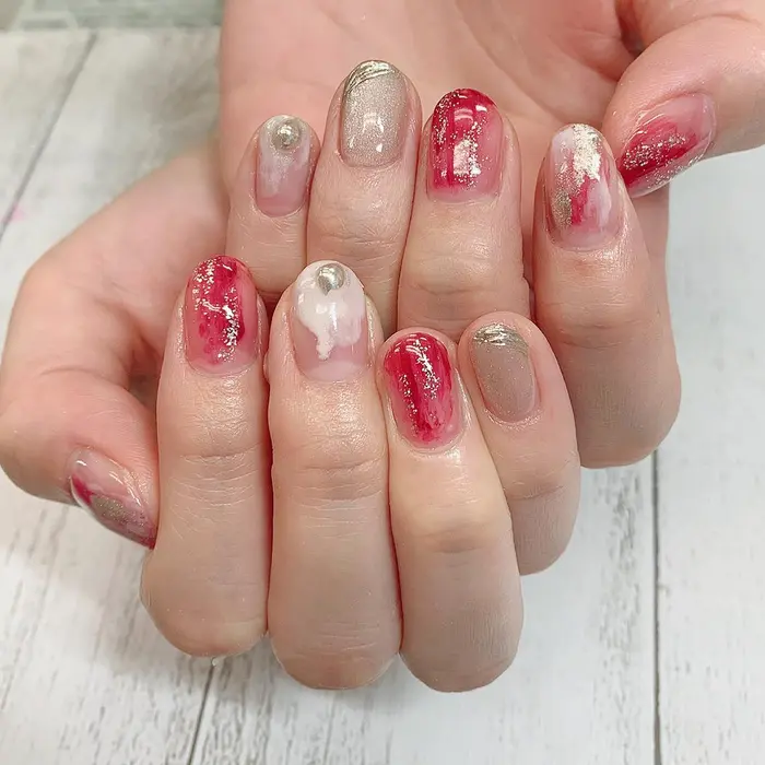 やり放題メニューに １本プラス 2でマグネットネイル出来ます Nail Eyelash Salon R所属 Salon R Miyuki Iのネイル デザイン ミニモ