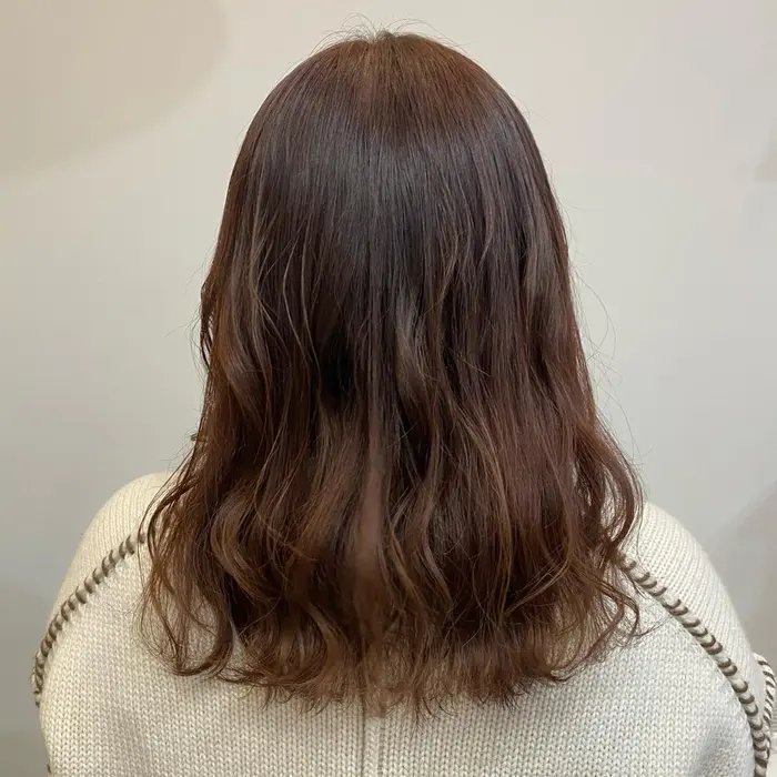 前回のカラーからかなり伸びてしまったプリンを 全体カラーで調整 自然なピンクブラウン 気に入っ Jam所属 松本 朋華のヘアカタログ ミニモ