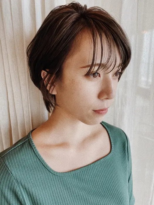 大人気ハンサムショート 首元スッキリでおしゃれになりましょう 薄め前髪もかわいい Beautrium ビュートリアム 七里ヶ浜所属 福ヘアー ふくいゆうりのヘアカタログ ミニモ