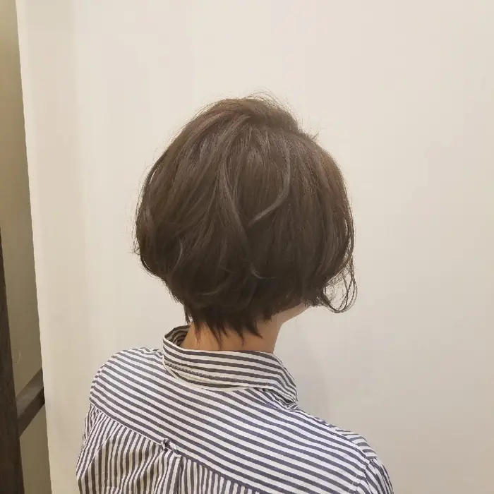 襟足スッキリ無造作ショートボブ Loranbymahae所属 ショートボブ Loranのヘアカタログ ミニモ