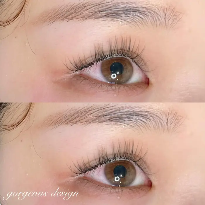フラットラッシュ Gorgeous 160本 D12 目尻c11 0 15 Lash Brow Porte269 布施店所属 田中 彩央里のマツエクデザイン ミニモ