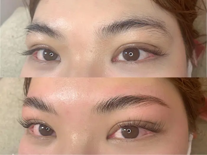 パリジェンヌラッシュリフト×ハリウッドブロウリフト|eyelash salon
