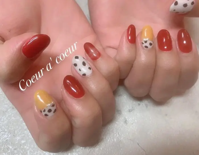 京都 京都ネイル 西京極駅 西京極ネイル 西京極ネイルサロン 京都ネイルサロン ワンカラーネイル Coeur A Coeur所属 内藤 真凜のネイル デザイン ミニモ