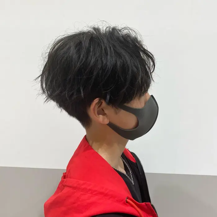 パーマ風 外ハネセンターパート Ash南町田グランベリーパーク店所属 篠崎 迅人のヘアカタログ ミニモ