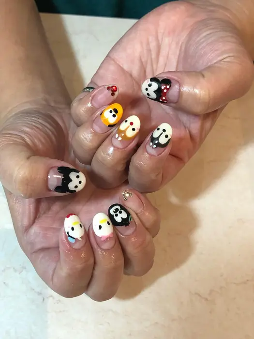 Disneyネイル 持ち込み画像 付け放題 事前にご相談ください Prima Lianail 所属 加藤 直子のネイル デザイン ミニモ