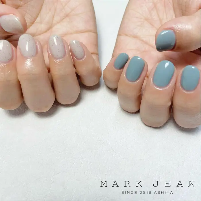 ワンカラー 1色追加 550円 ジェルネイル 姫路ネイルサロン 姫路ネイル パラジェル Mark Jean 姫路所属 Naho のネイル デザイン ミニモ