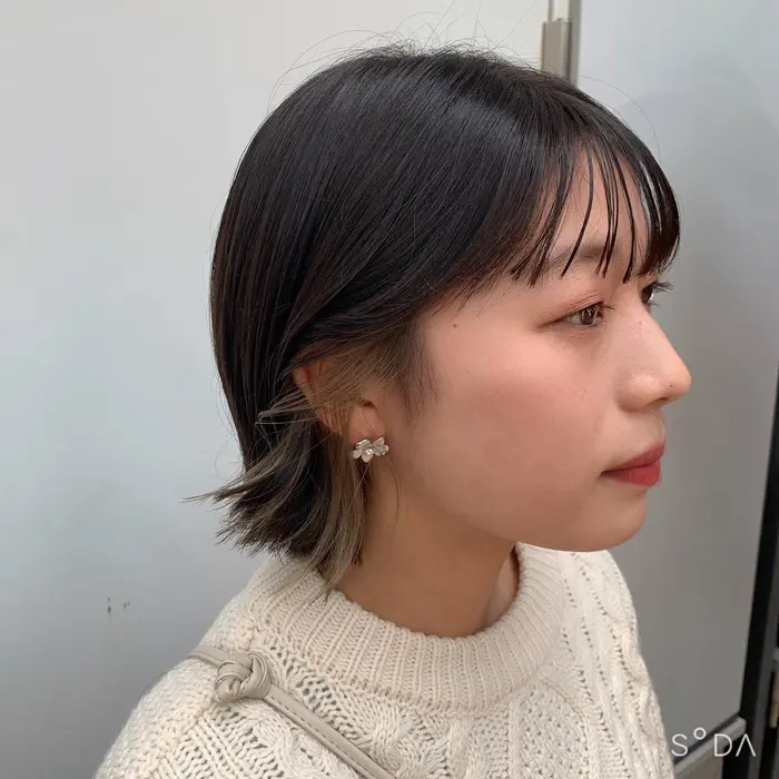 対応メニュー インナーカラー Unopulirl O G所属 石原 亜美のヘアカタログ ミニモ